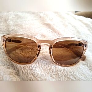 Revo Beige Sunglasses with Brown Lenses